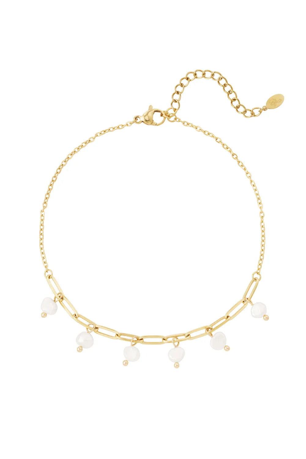Anklet met parels