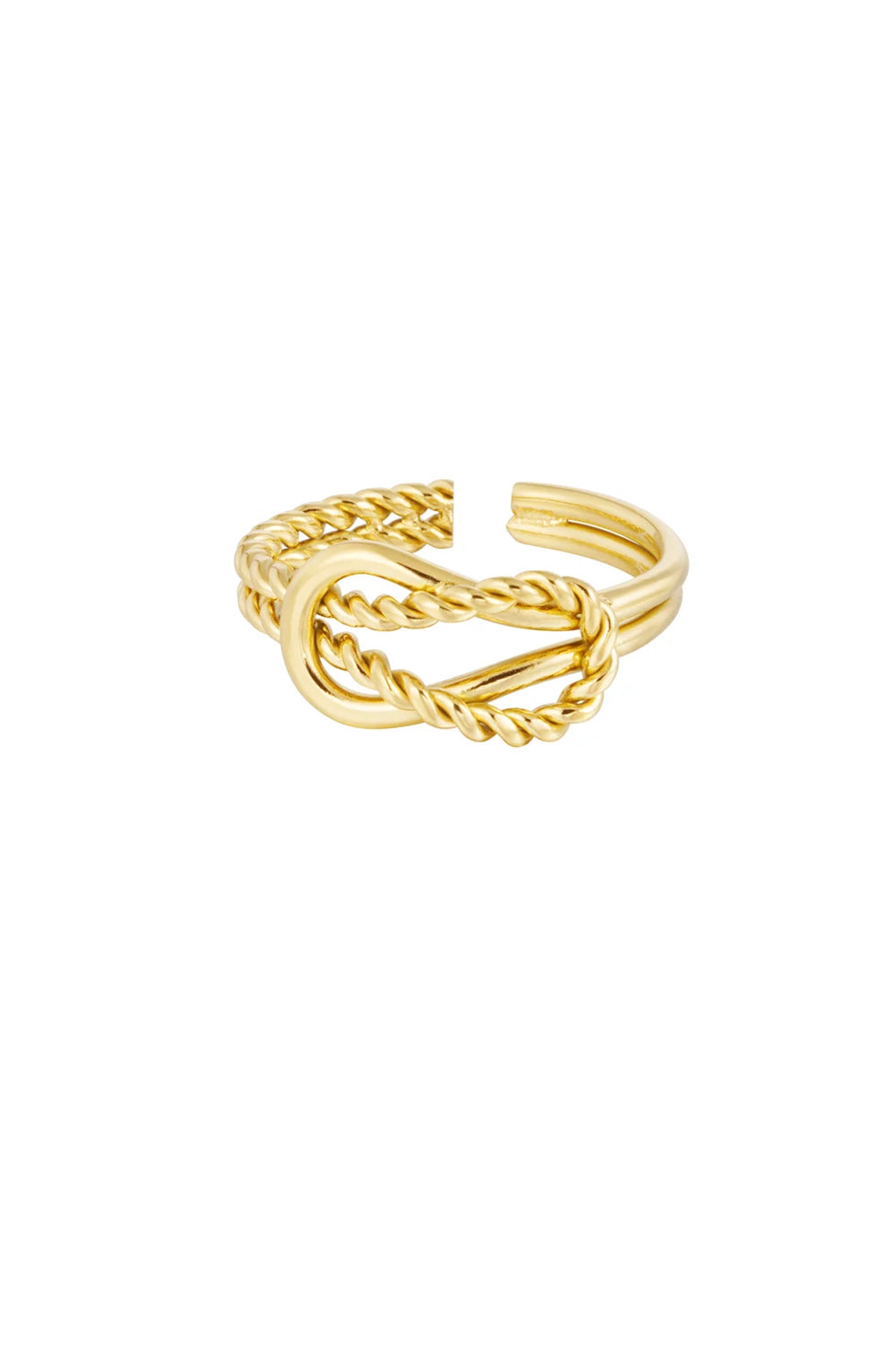 Ring linked - Goud