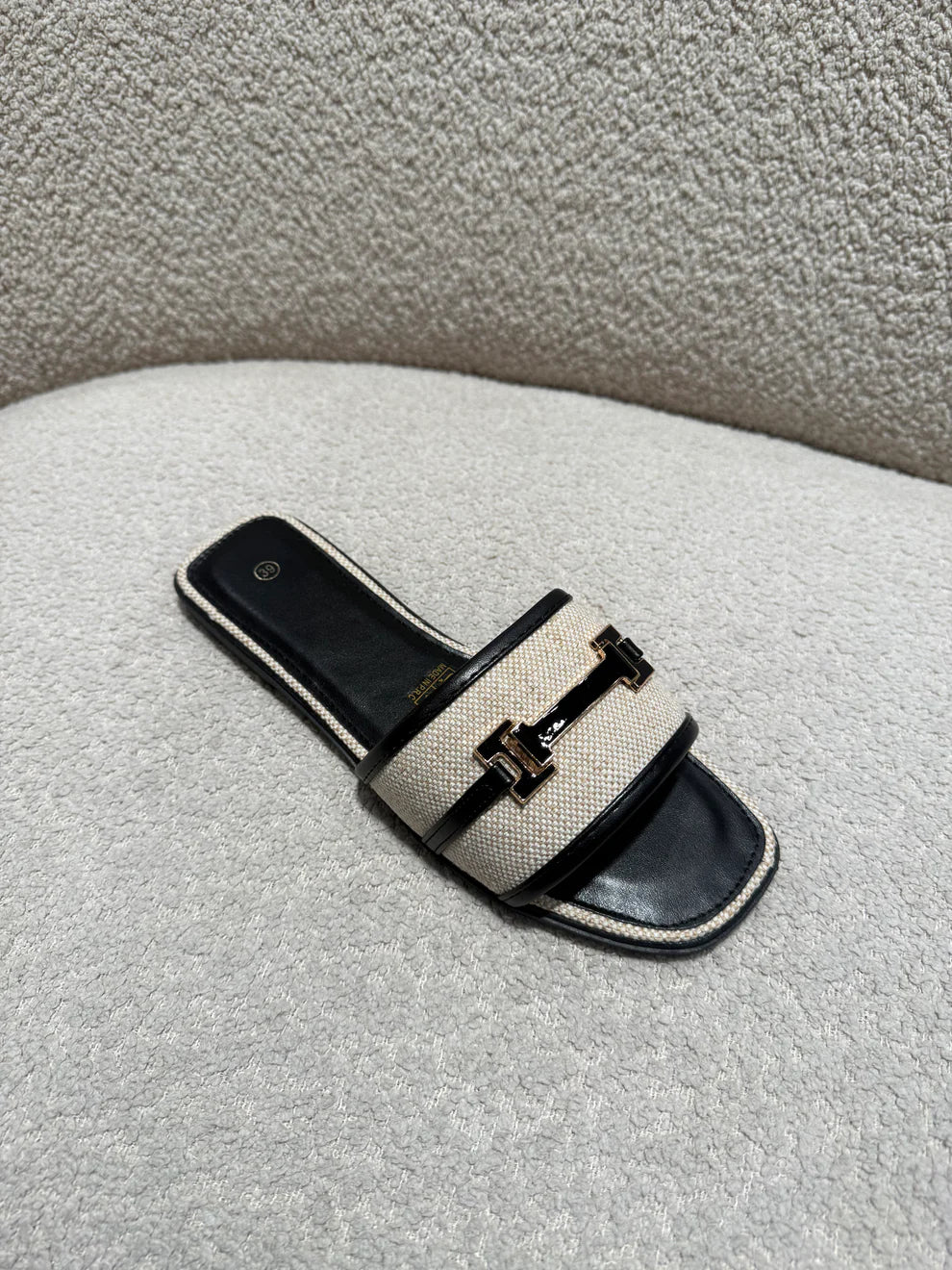 Slippers zwart