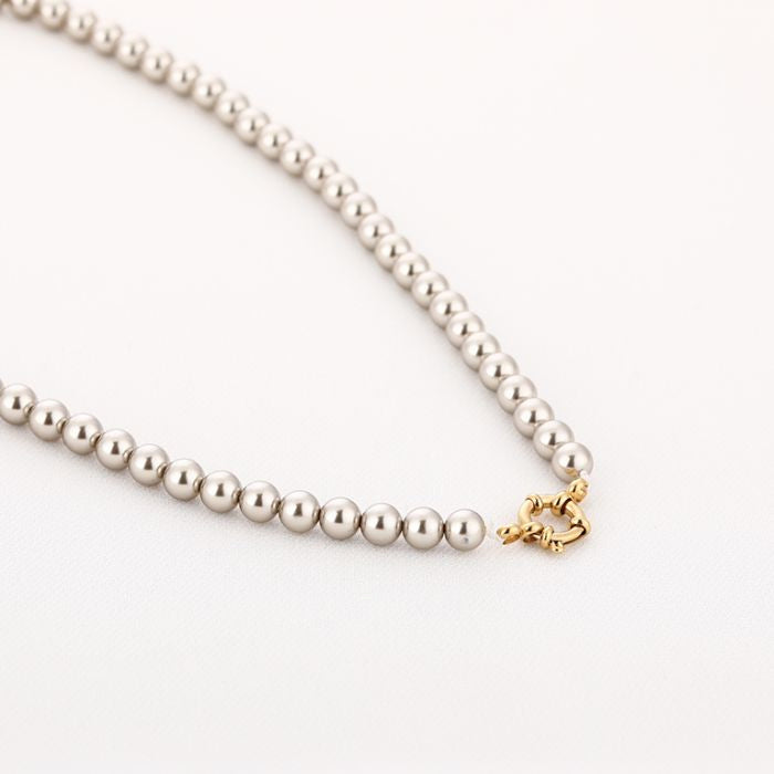 Parel ketting champangne