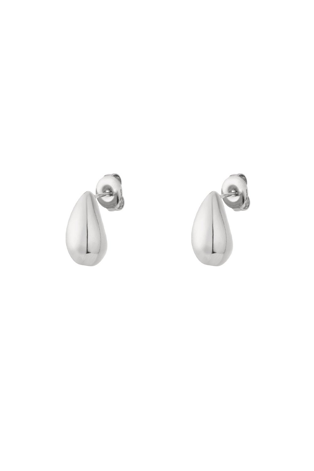Tear drop earrings- Zilver
