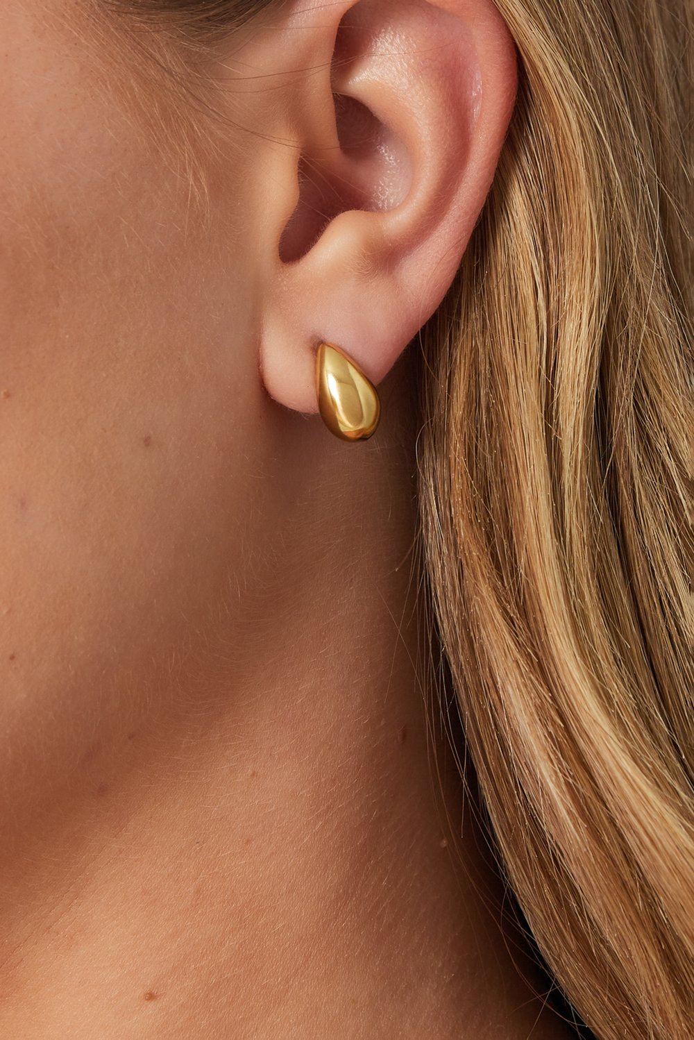 Tear drop earrings- Zilver