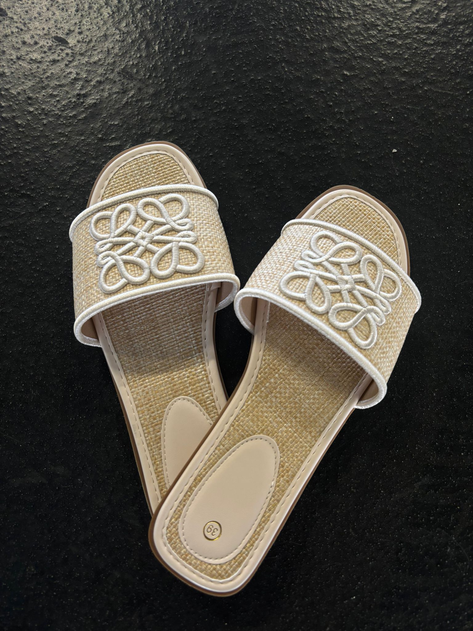Slippers beige - Senna