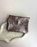 Portemonnee metallic rose goud